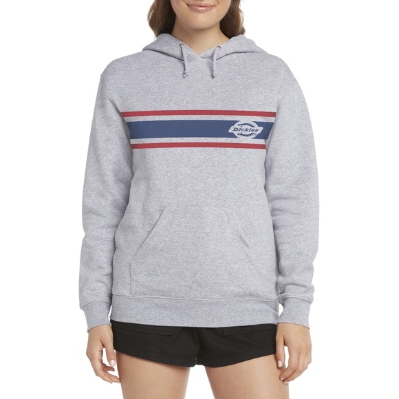 Dickies Striped Vintage Logo Hoodie - Picture 1 of 7